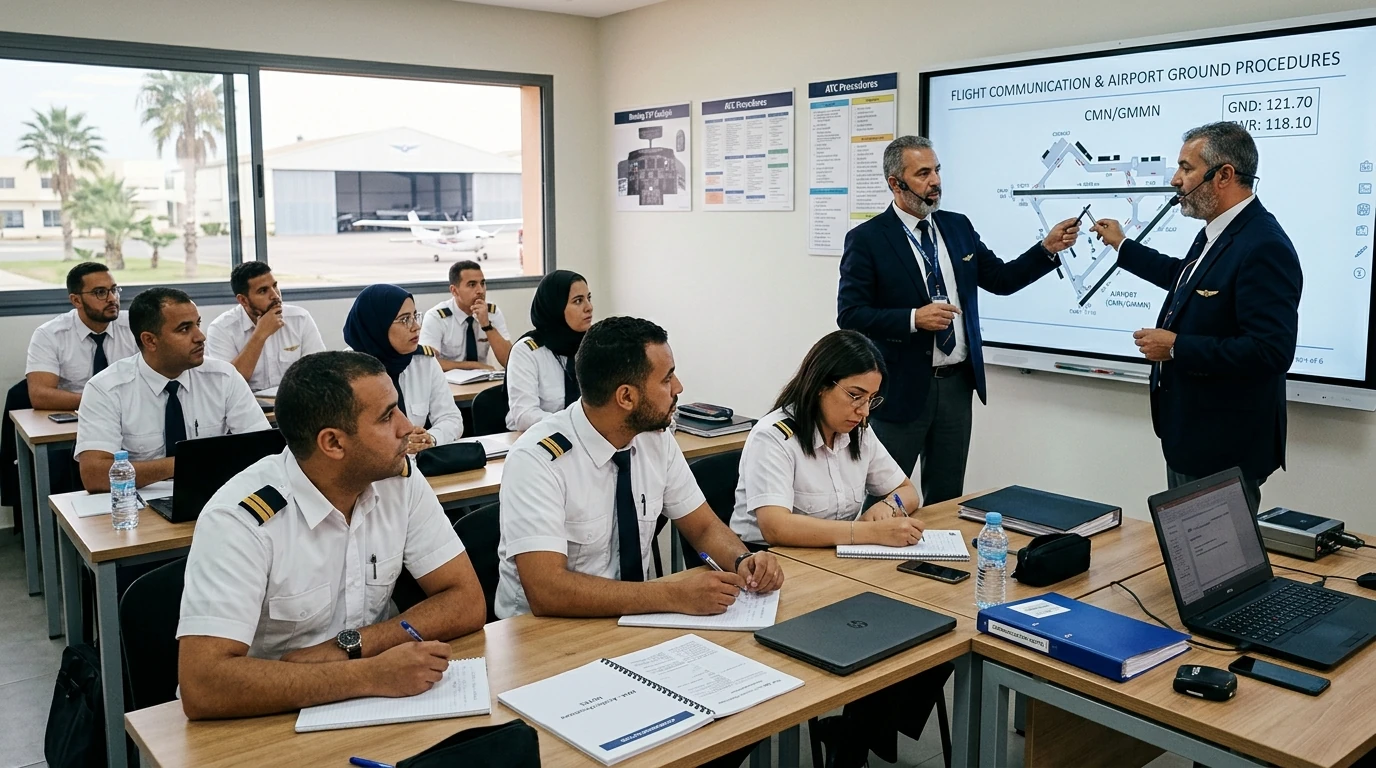 Formation aux procédures aéroportuaires et opérations au sol